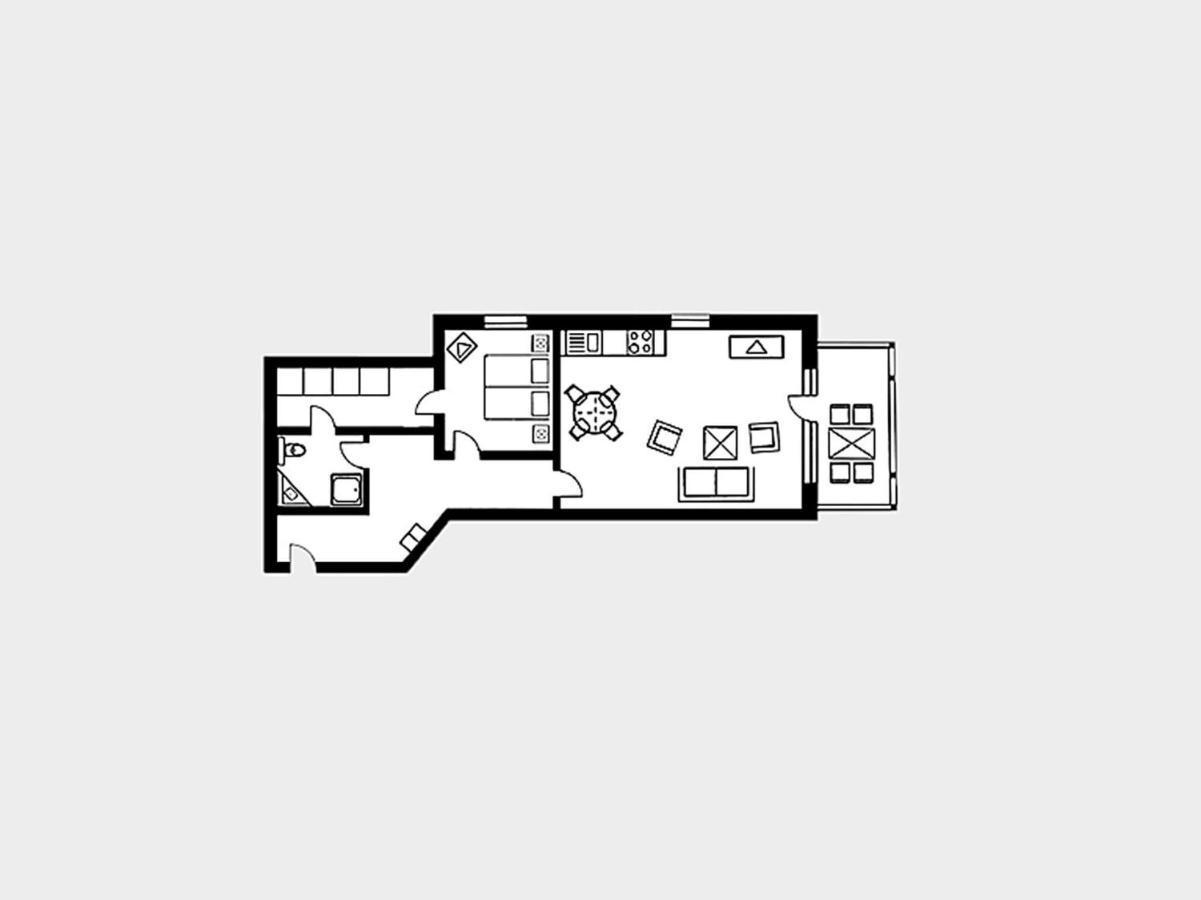 Strandvillen Binz - Ferienwohnung Mit Meerblick, 1 Schlafzimmer Und Balkon Sv-759 エクステリア 写真